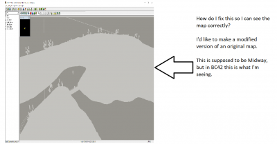 Battlecraft 1942 is loading map without textures.