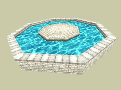 smig's StonePool BF1942 model with animated water.